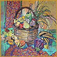 Basket with Vegetables