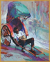 Asleep at the Rickshaw